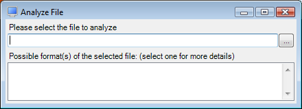 Analyze file