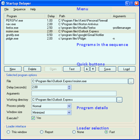 main window screenshot