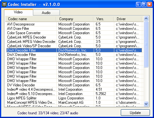 Codec Installer