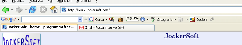 esempio google toolbar su firefox