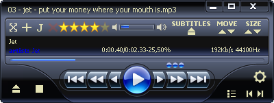JMediaPlayer skin: Vista WMP11 style, by jocker